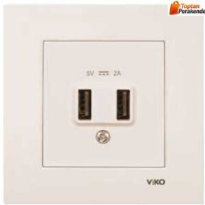 Viko Karre/Meridian Krem Usb Priz Mekanizma (Çerçeve Hariç) 5v-2a 90967301